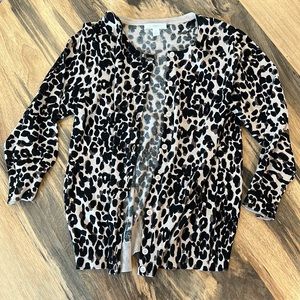 Leopard print cardigan Medium
